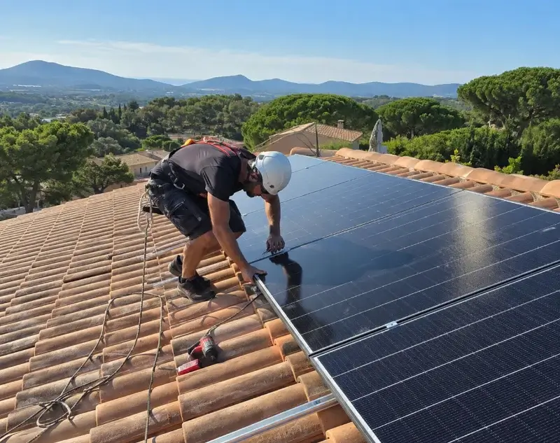 Installateur panneaux solaires Coursac — pose photovoltaïque sur toiture
